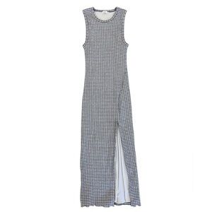 Wilfred Purple Verona Seersucker Midi Dress 💜